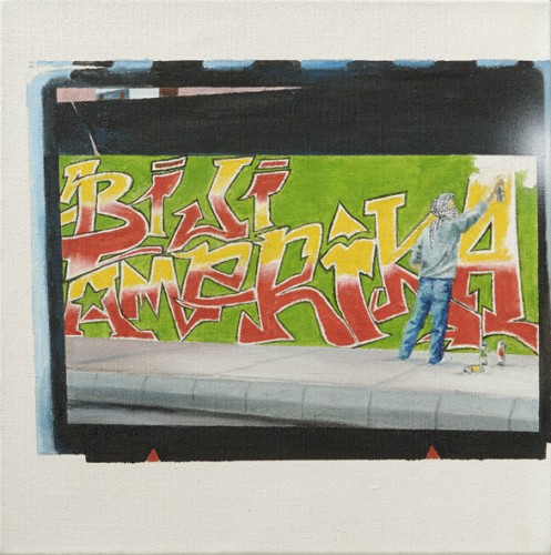 Çevresel Sanat, anonim grafiti, 2009
